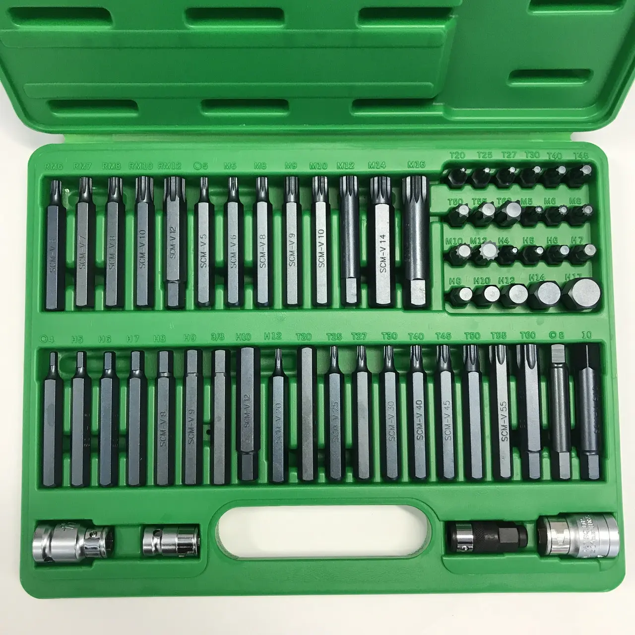 Профессиональный набор бит TORX, HEX, SPLINE, RIBE, SQ 60ед